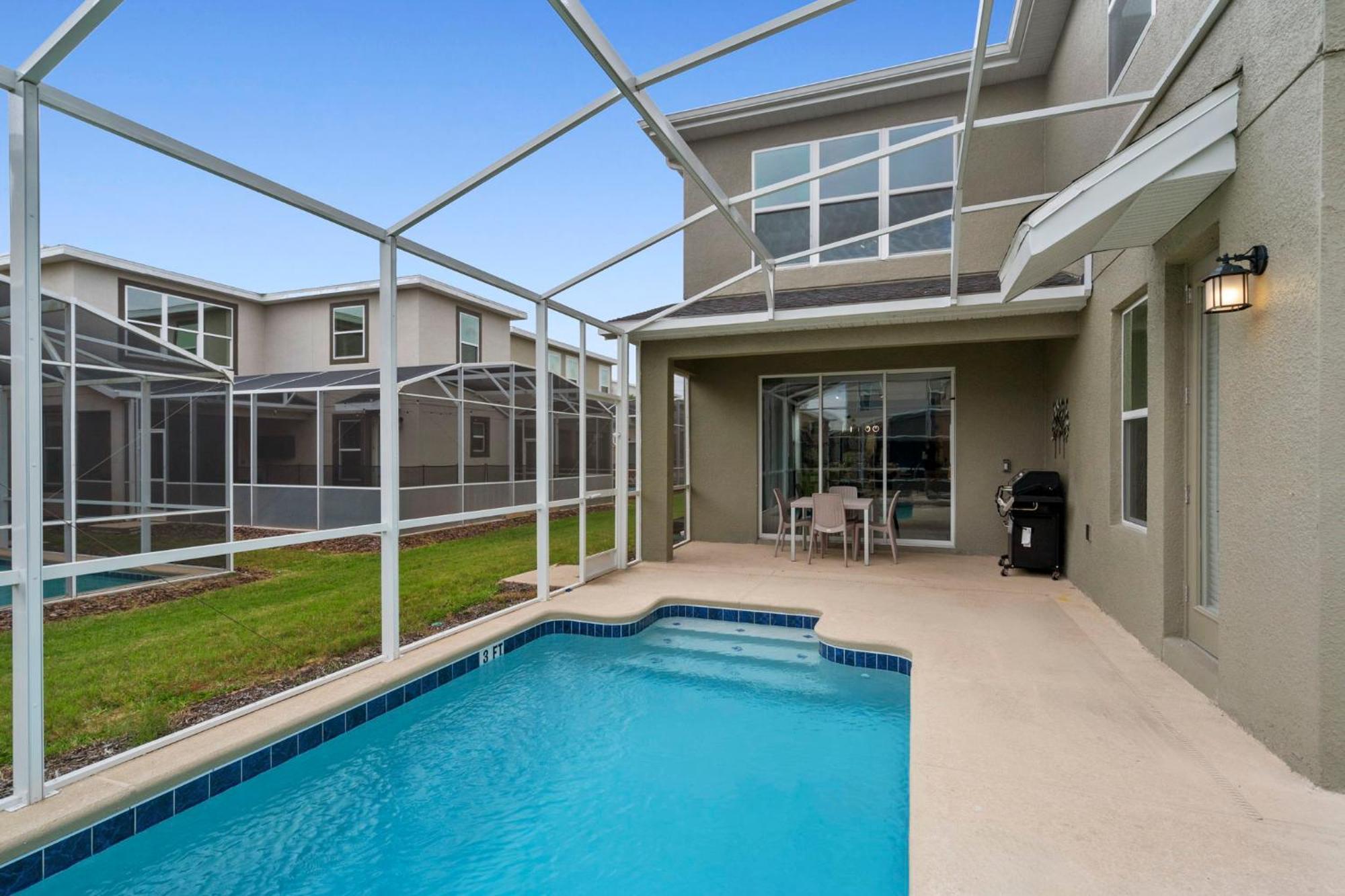Gorgeous 5 Bd Home W Private Pool Next To Disney Kissimmee Exterior foto